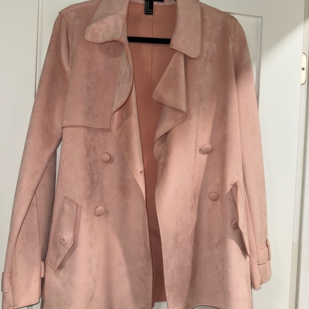 Forever 21 Blush Pink Trench Coat